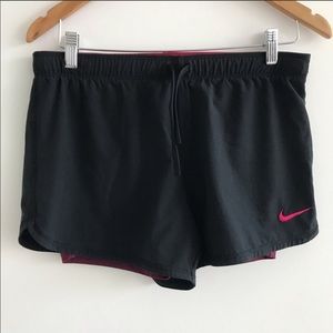 Nike - women's dri-fit 2-in-1 rival running shorts